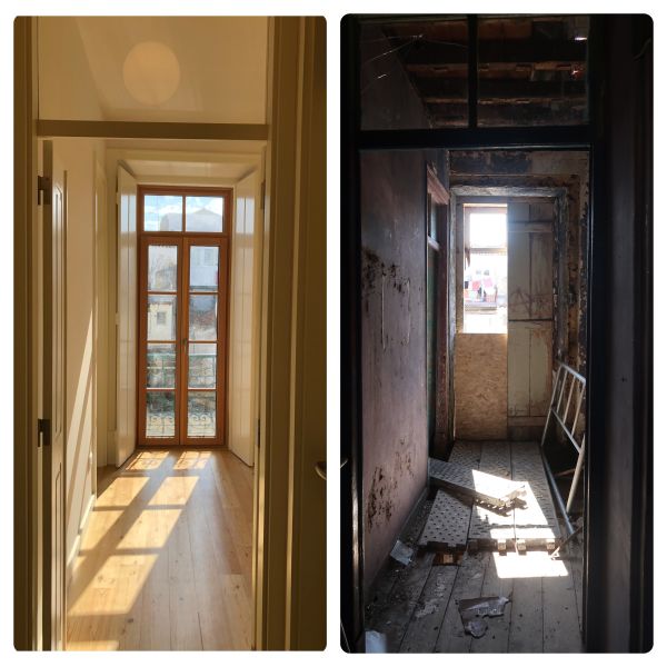 1. Obergeschoss Vorher - Nachher