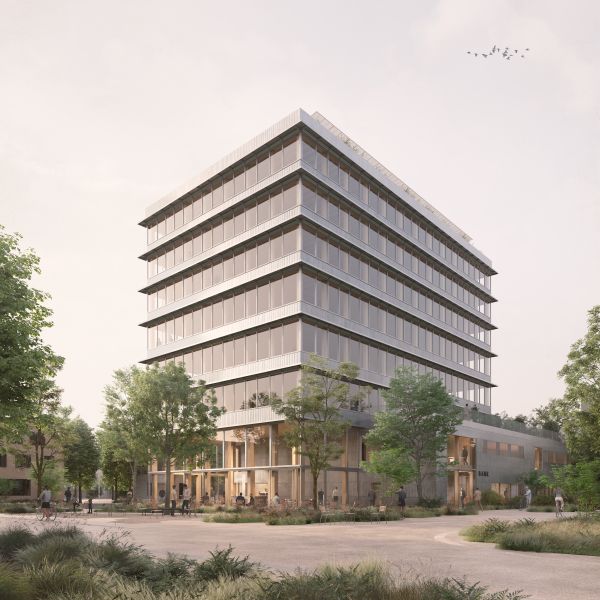 Das neue Stadthaus am Sternenplatz öffnet sich in alle Richtungen mit spannenden Ausblicken