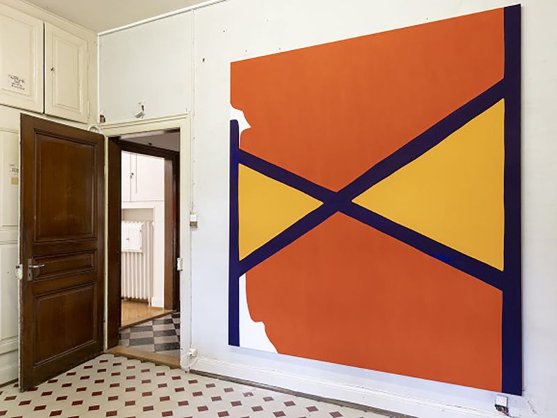 Kunstausstellung in der Küche der Villa Renata